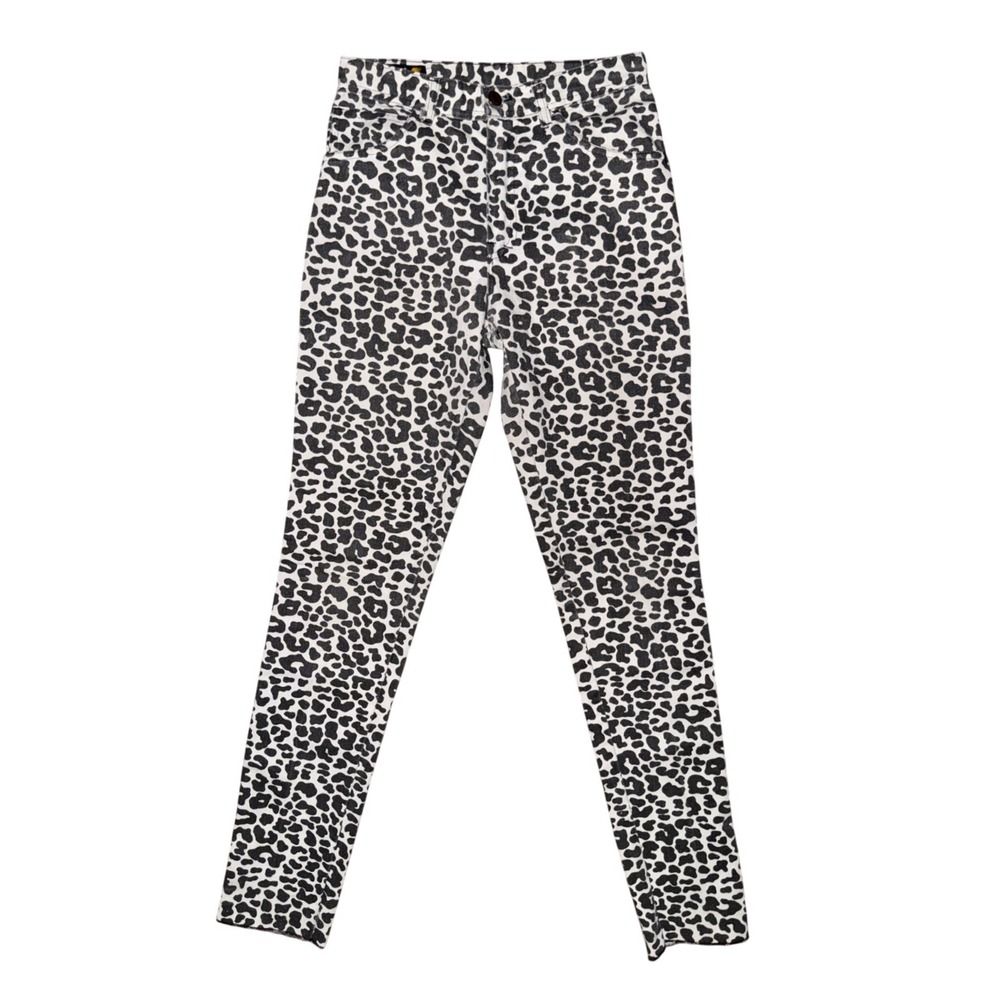 Vintage Tripp NYC Leopard High Waist Skinny Jeans Maximalist Punk Indie Sleaze